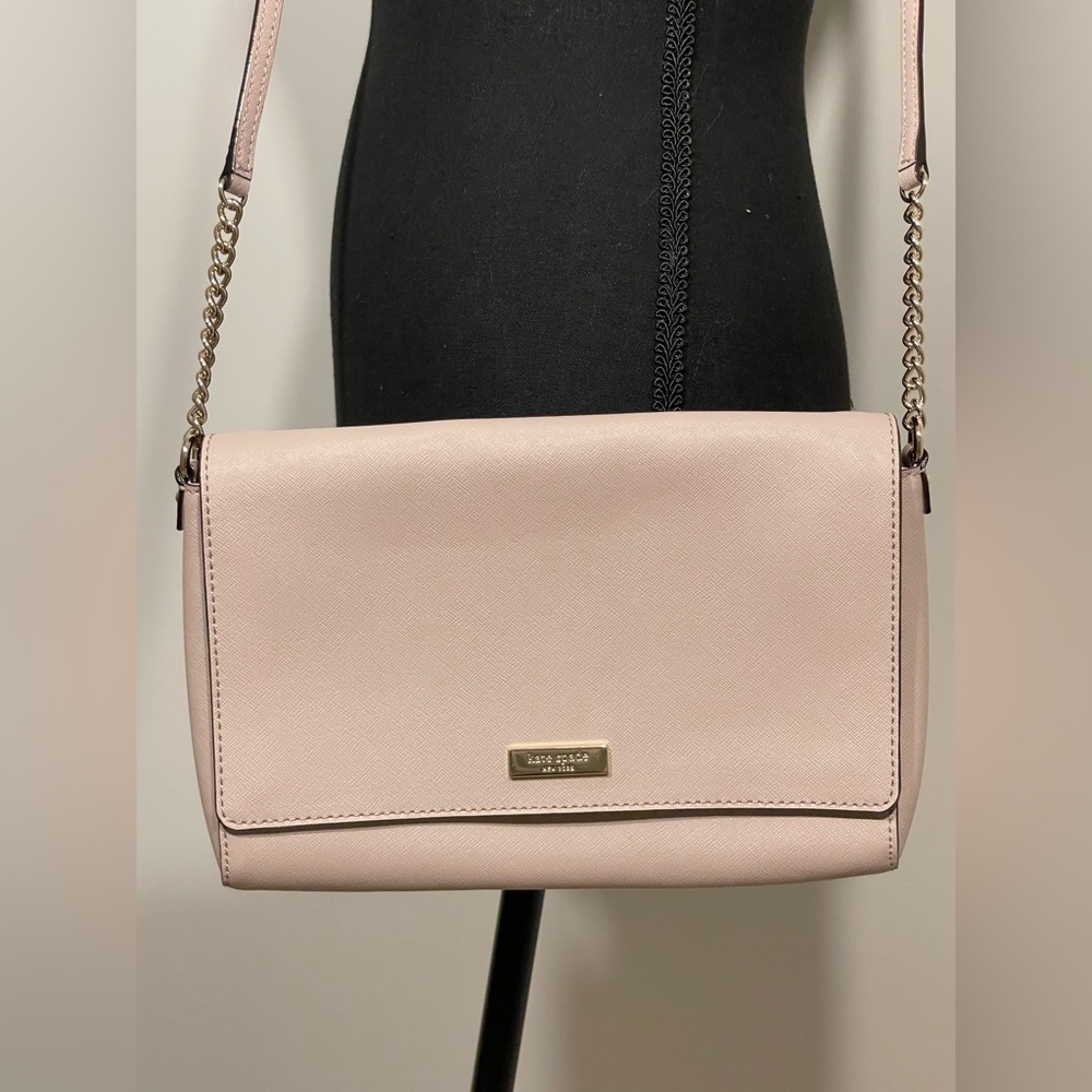 Kate Spade NY Tilden Place Alek Leather Crossbody Color Almondine